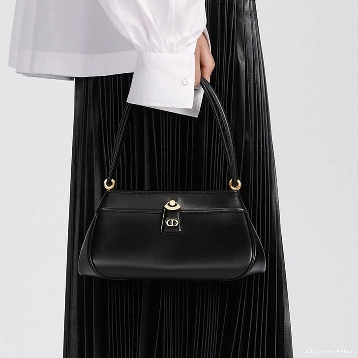 Cheap Box Calfskin Small Black Bag Key Dior 0717 Luxury
